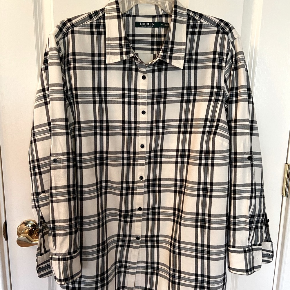 Ralph Lauren Plaid Button Down Shirt